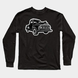 Vintage retro pick up truck Long Sleeve T-Shirt